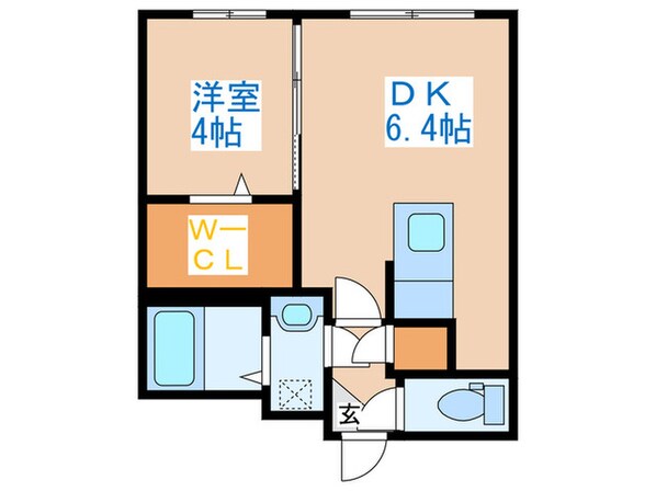 サンヴィレッジ琴似Ⅱの物件間取画像